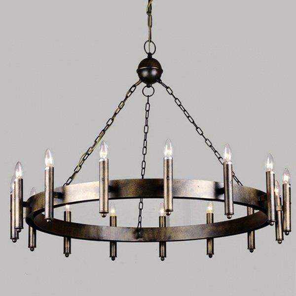 Люстра Loft Castle Chandelier 15 Металлик винтаж в Барнауле | Loft Concept 