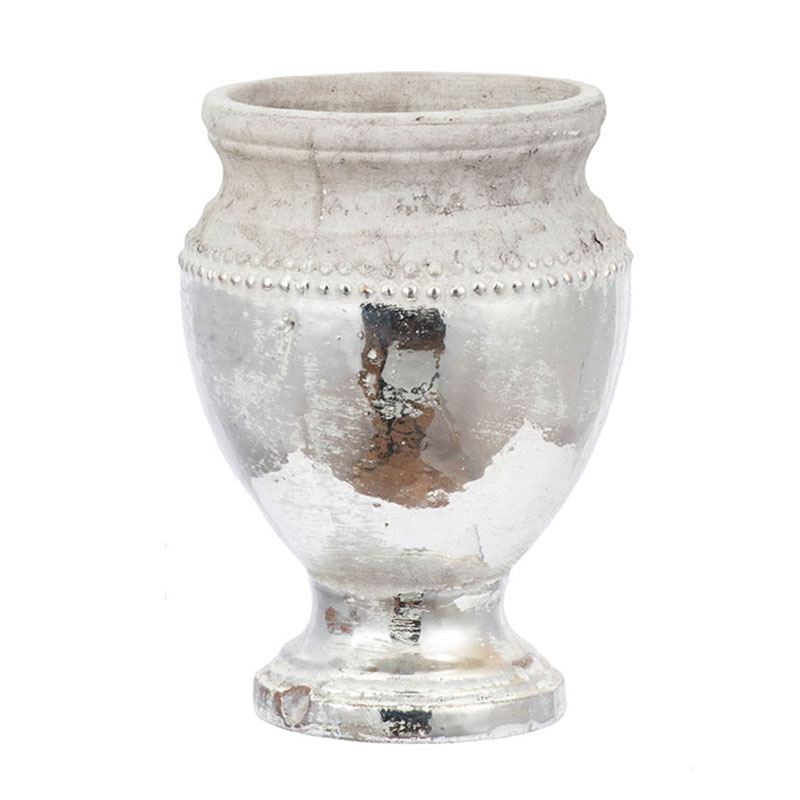Ваза Vase Argenta Cup silver 28 Серебряный Ваза Vase Argenta Cup silver 28 Серебряный в Барнауле | Loft Concept