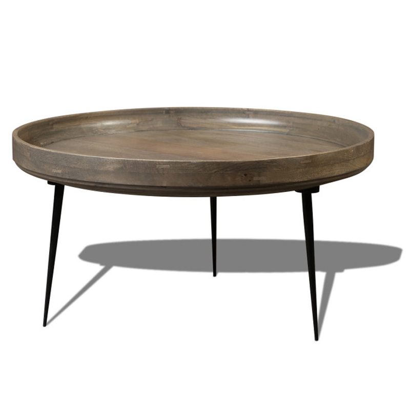 Кофейный стол Davidson Coffee Table platinum 40 Серый Черный Кофейный стол Davidson Coffee Table platinum 40 Серый Черный в Барнауле | Loft Concept