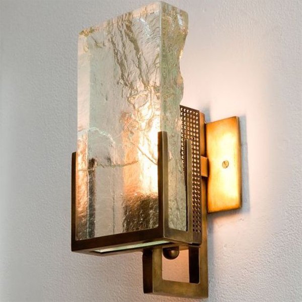 Бра Lianne Gold Glass Sconce Латунь Бра Lianne Gold Glass Sconce Латунь в Барнауле | Loft Concept