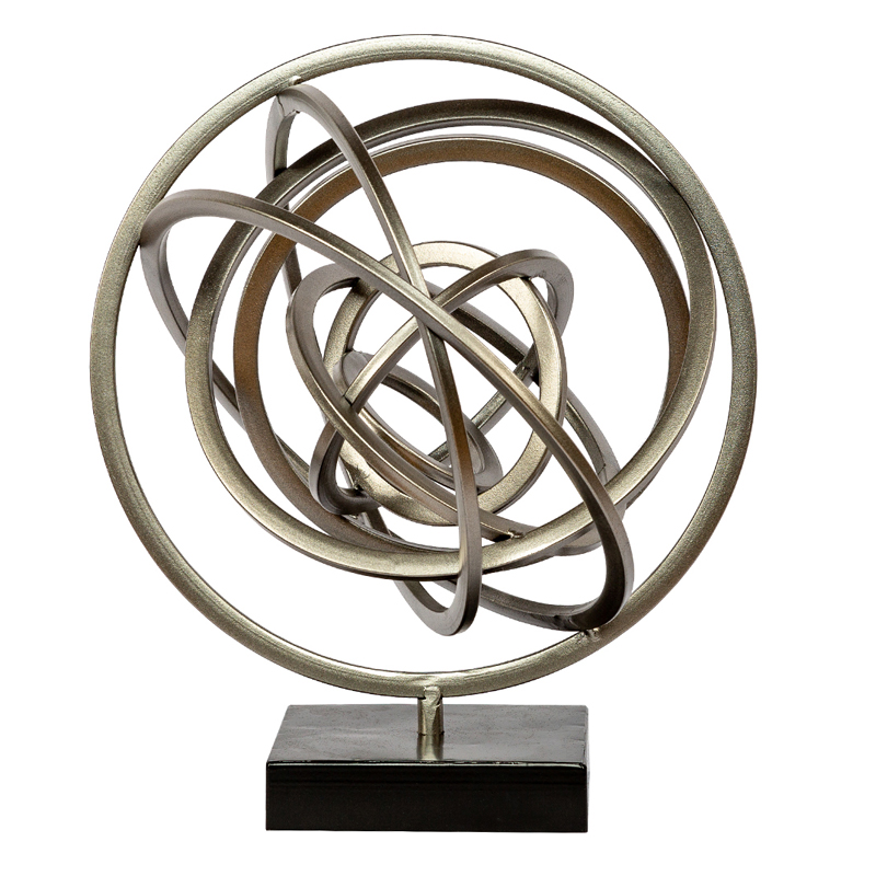 Статуэтка Sphere Sundial ring plexus Черный Серый Статуэтка Sphere Sundial ring plexus Черный Серый в Барнауле | Loft Concept