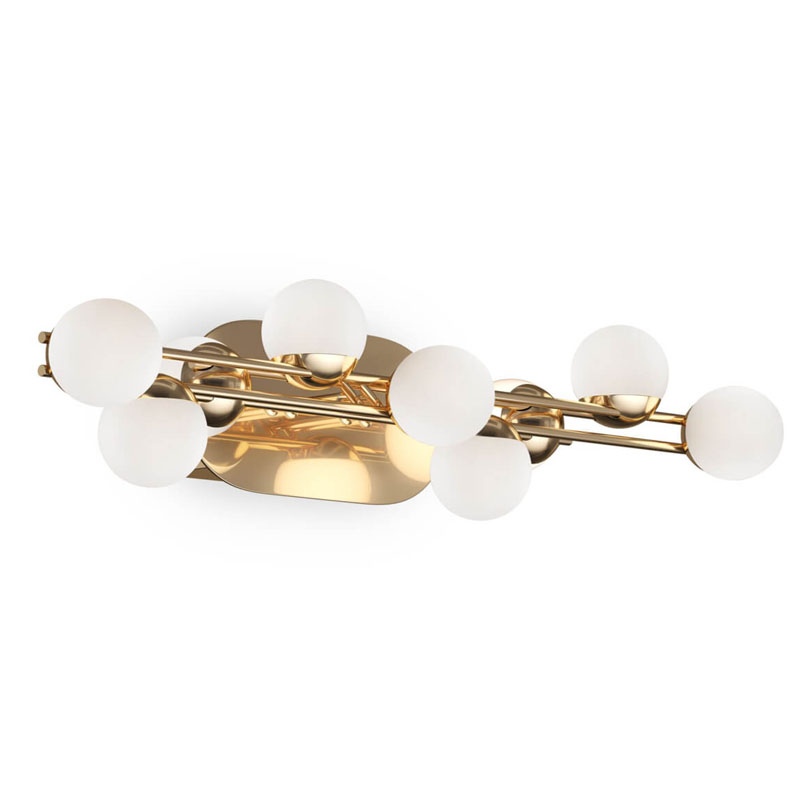 Бра Berries Chandelier horizontal Золотой Белый Бра Berries Chandelier horizontal Золотой Белый в Барнауле | Loft Concept