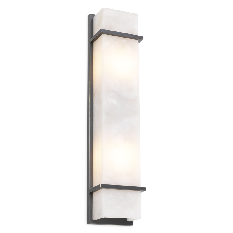Бра Eichholtz Wall Lamp Spike L Темная бронза Белый Бра Eichholtz Wall Lamp Spike L Темная бронза Белый в Барнауле | Loft Concept