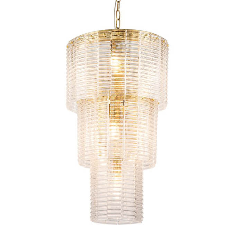 Люстра Branwen Chandelier 41 Золотой Прозрачный Люстра Branwen Chandelier 41 Золотой Прозрачный в Барнауле | Loft Concept