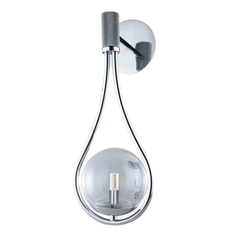 Бра B.LUX C Ball chrome Хром Прозрачный Бра B.LUX C Ball chrome Хром Прозрачный в Барнауле | Loft Concept