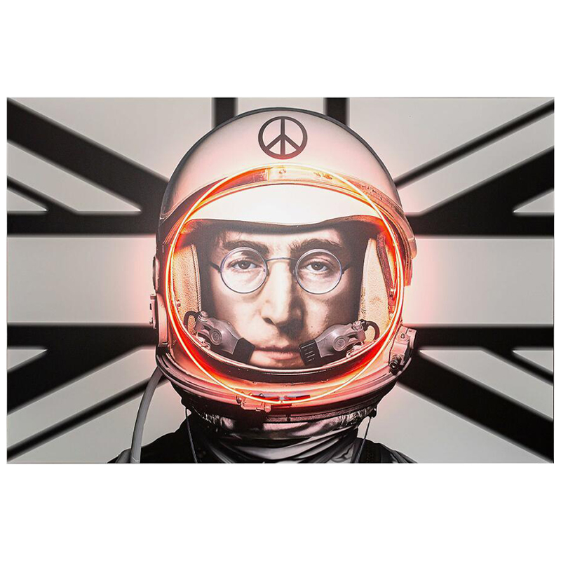 Дизайнерский Неоновый Постер Джон Леннон в Скафандре Lennon Astronaut Мульти Черный Белый Дизайнерский Неоновый Постер Джон Леннон в Скафандре Lennon Astronaut Мульти Черный Белый в Барнауле | Loft Concept