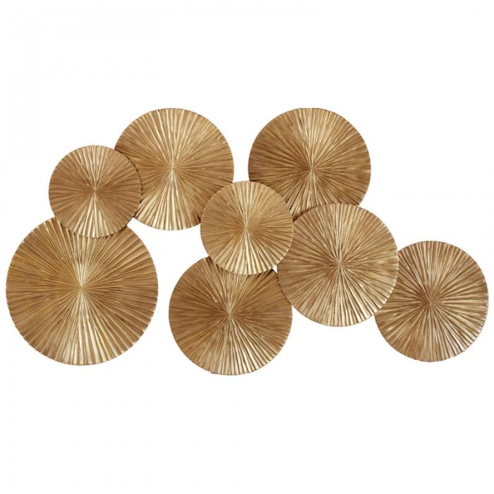 Арт-объект Apollo Gold Wall Plaque Disc Золотой Арт-объект Apollo Gold Wall Plaque Disc Золотой в Барнауле | Loft Concept