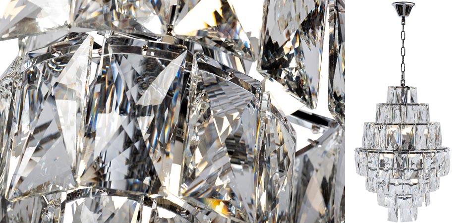 Люстра Tiers Crystal Light Chandelier 16 Люстра Tiers Crystal Light Chandelier 16 - Loft-Concept в Барнауле