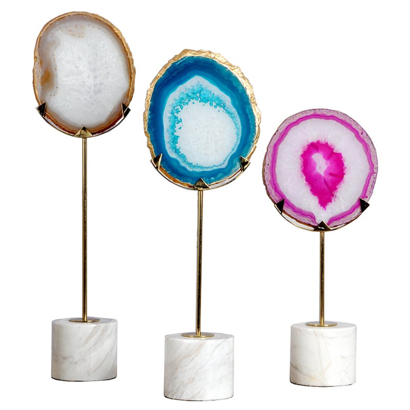 Статуэтка Agate design Stat Белый Мульти Статуэтка Agate design Stat Белый Мульти в Барнауле | Loft Concept