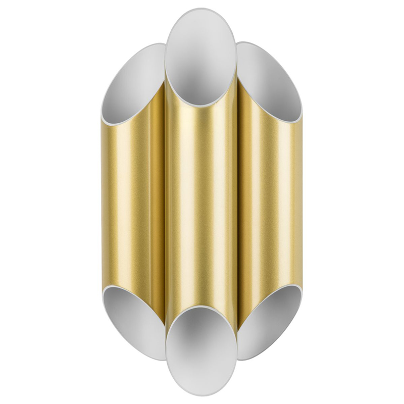 Бра Garbi Trio Gold Pipe Organ Sconce Золотой Белый Бра Garbi Trio Gold Pipe Organ Sconce Золотой Белый в Барнауле | Loft Concept