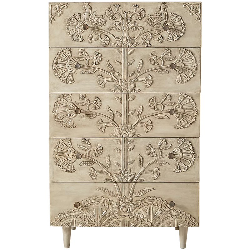 Комод Beale Five-Drawer Dresser Древесина Комод Beale Five-Drawer Dresser Древесина в Барнауле | Loft Concept