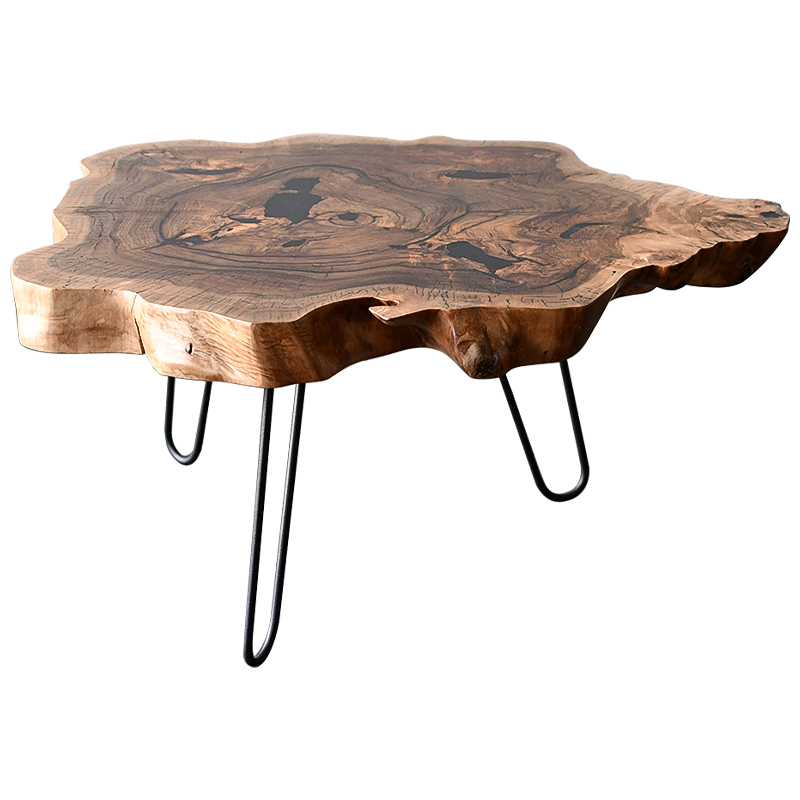 Кофейный стол Rohan Industrial Metal Rust Coffee Table Коричневый Черный Кофейный стол Rohan Industrial Metal Rust Coffee Table Коричневый Черный в Барнауле | Loft Concept