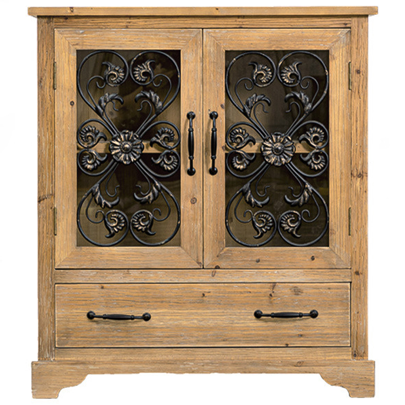 Комод Rosaire Provence Wood Chest of Drawers Древесина Черный Прозрачное Стекло Комод Rosaire Provence Wood Chest of Drawers Древесина Черный Прозрачное Стекло в Барнауле | Loft Concept
