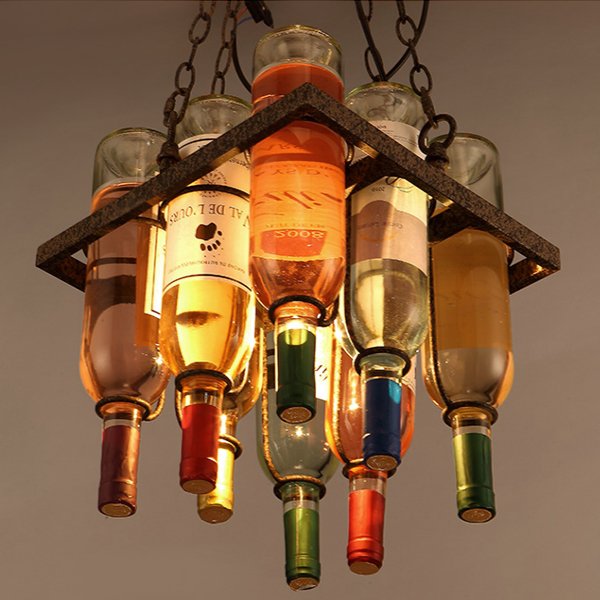 Люстра Bottle Bar Square Коричневый Люстра Bottle Bar Square Коричневый в Барнауле | Loft Concept