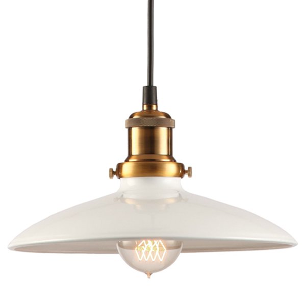 Подвесной светильник Loft Industrial White Bronze Бронза Белый Подвесной светильник Loft Industrial White Bronze Бронза Белый в Барнауле | Loft Concept