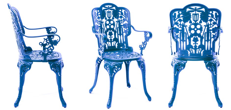 Стул Seletti Industry Collection ALUMINIUM ARMCHAIR – SKY BLUE Стул Seletti Industry Collection ALUMINIUM ARMCHAIR – SKY BLUE - Loft-Concept в Барнауле