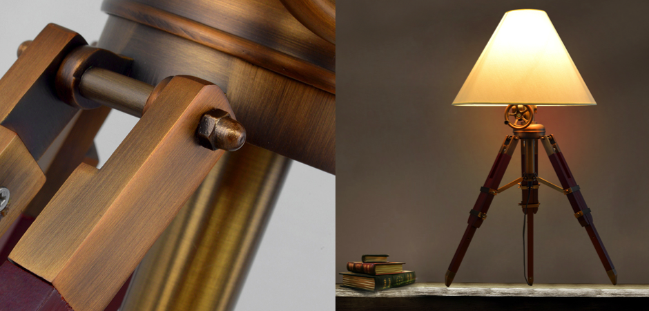 Настольная лампа Table Standing Lamp Red Настольная лампа Table Standing Lamp Red - Loft-Concept в Барнауле