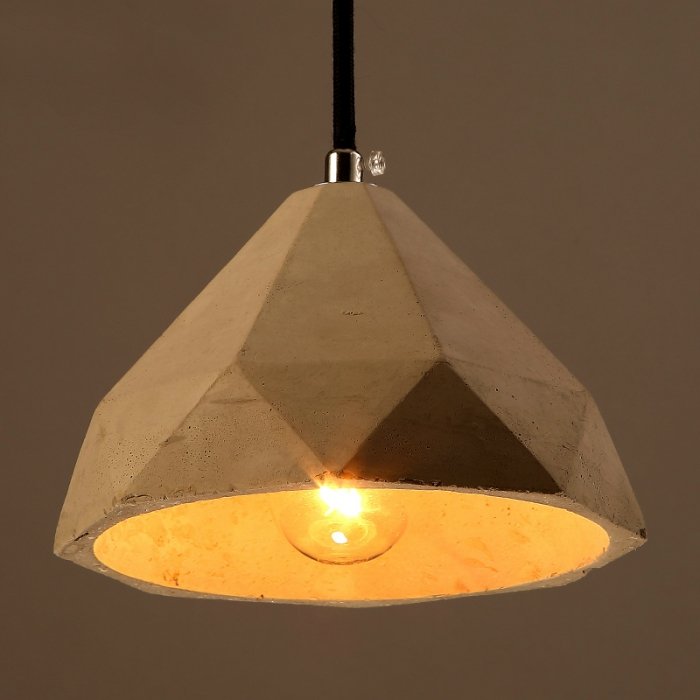 Подвесной светильник Art Concrete Dome  в Барнауле | Loft Concept 