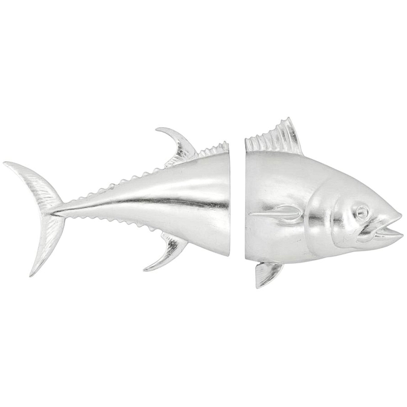 Аксессуар на стену Tuna Bisc. Silverleaf Серебряный Аксессуар на стену Tuna Bisc. Silverleaf Серебряный в Барнауле | Loft Concept