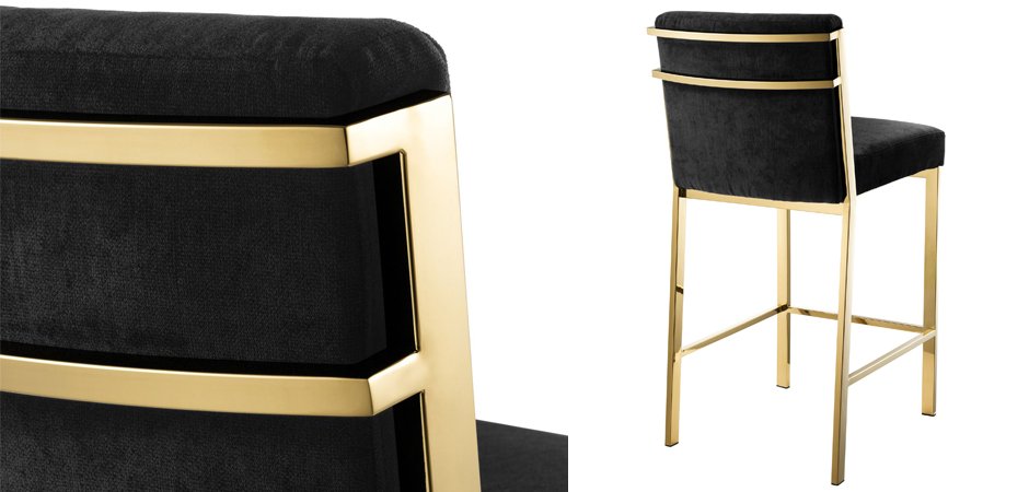 Полубарный стул Eichholtz Counter Stool Scott Gold Полубарный стул Eichholtz Counter Stool Scott Gold - Loft-Concept в Барнауле