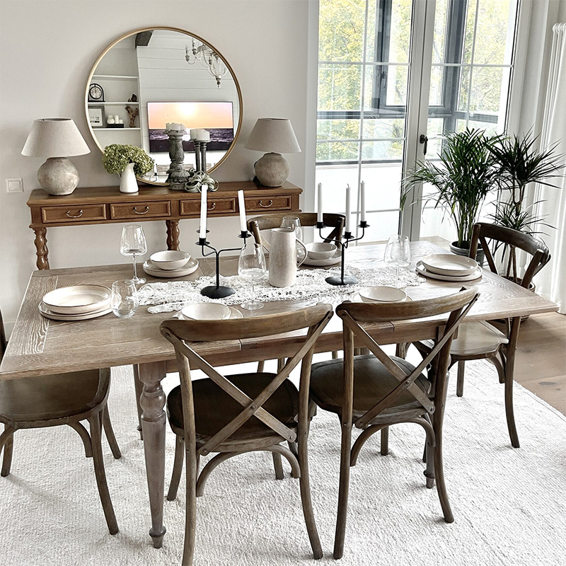 Обеденный стол Noemi Dinner Table Древесина Обеденный стол Noemi Dinner Table Древесина в Барнауле | Loft Concept