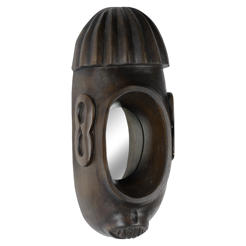 Зеркало Mirror African Cyclops Коричневый Зеркало Mirror African Cyclops Коричневый в Барнауле | Loft Concept