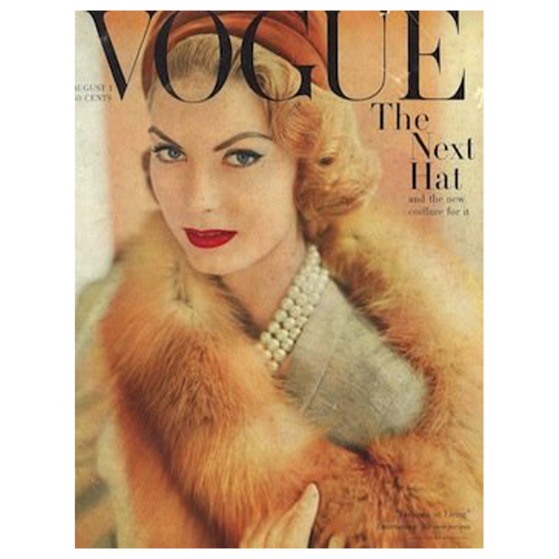 Постер Vogue Cover 1957 August Постер Vogue Cover 1957 August в Барнауле | Loft Concept
