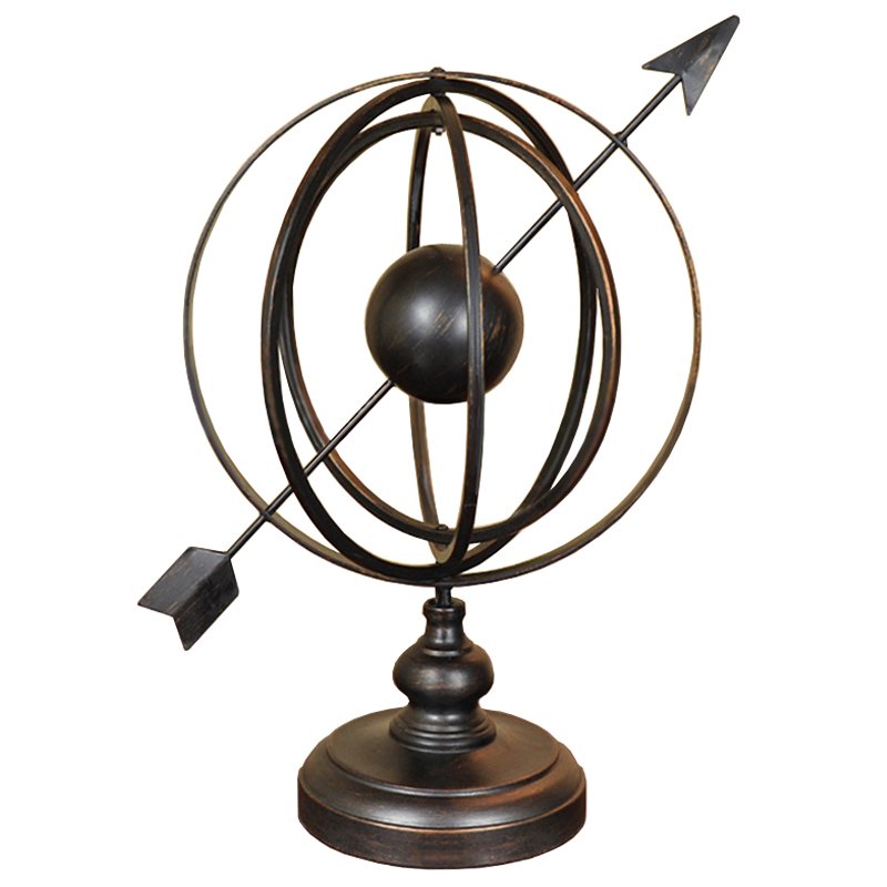 Статуэтка Arrow Sphere Sundial Темная бронза в Барнауле | Loft Concept 
