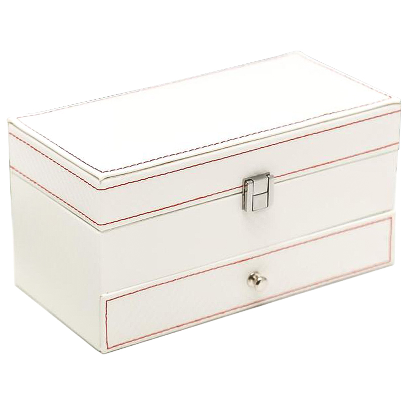 Шкатулка Alva Jewerly Organizer Box Белый Шкатулка Alva Jewerly Organizer Box Белый в Барнауле | Loft Concept