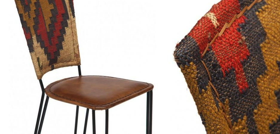 Стул кожаный Kelim Pattern Стул кожаный Kelim Pattern - Loft-Concept в Барнауле