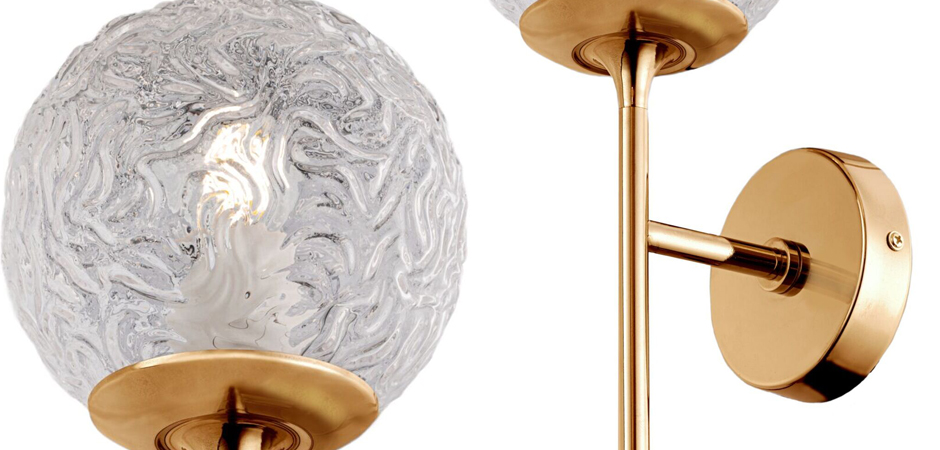 Бра Soranzo Glass Balls Sconces Brass Бра Soranzo Glass Balls Sconces Brass - Loft-Concept в Барнауле