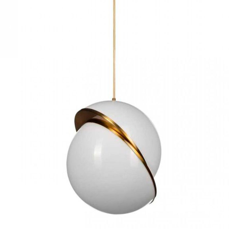 Подвесной Светильник Crescent Celling Lee Broom D 30 см Золотой Белый Подвесной Светильник Crescent Celling Lee Broom D 30 см Золотой Белый в Барнауле | Loft Concept