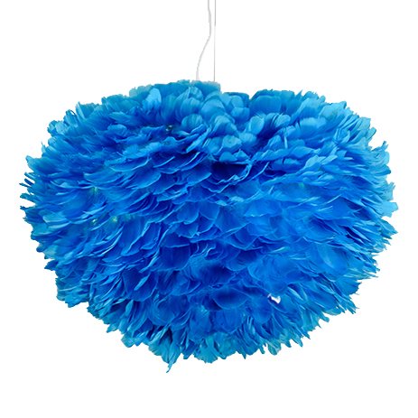 Люстра из перьев Plumage Blue Люстра из перьев Plumage Blue в Барнауле | Loft Concept