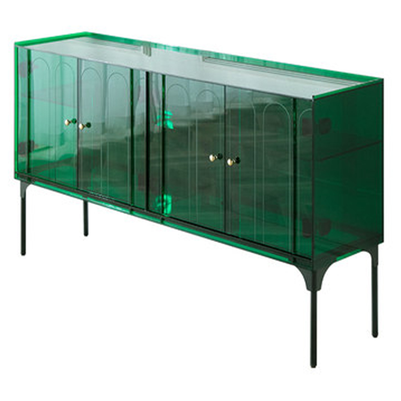 Зеленый комод из акрила Green Acrylic Furniture Chest of Drawers Зеленый Зеленый комод из акрила Green Acrylic Furniture Chest of Drawers Зеленый в Барнауле | Loft Concept