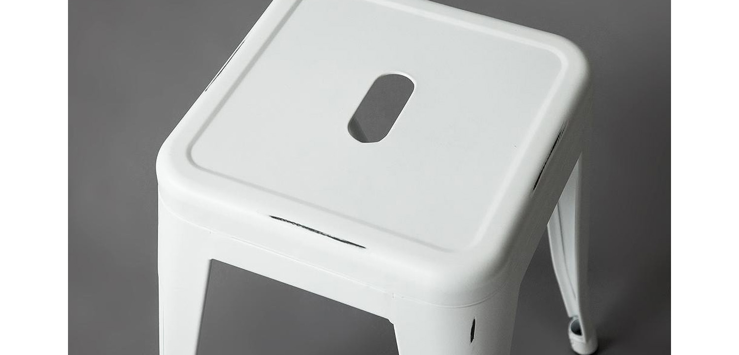 Табурет Tolix white metal - фото №1