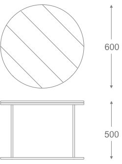 Стол Loft Wooden Round в Барнауле