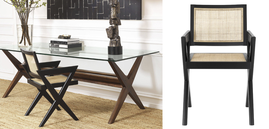 Стул Eichholtz Dining Chair Augustin black Стул Eichholtz Dining Chair Augustin black - Loft-Concept в Барнауле