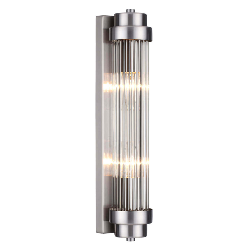 Бра Dirck Glass TUBE Sconce Nickel Никель Бра Dirck Glass TUBE Sconce Nickel Никель в Барнауле | Loft Concept
