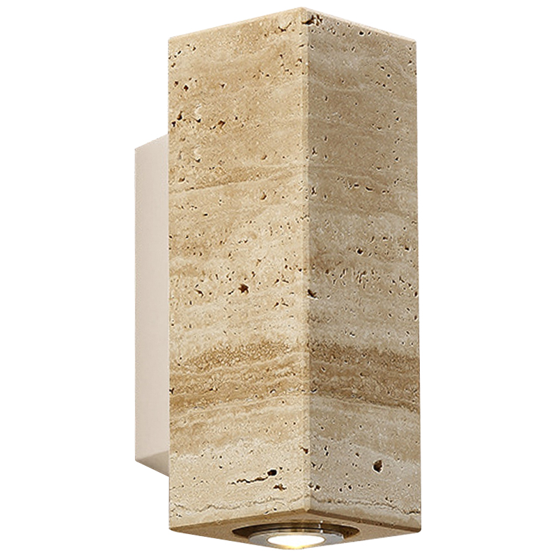 Бра Travertine Spot Wall Lamp Бежевый Песочный Белый Бра Travertine Spot Wall Lamp Бежевый Песочный Белый в Барнауле | Loft Concept