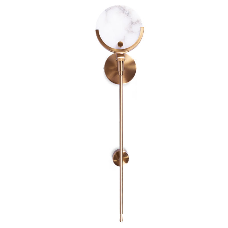 Бра Levanzo Sconce Золотой Белое матовое стекло Бра Levanzo Sconce Золотой Белое матовое стекло в Барнауле | Loft Concept