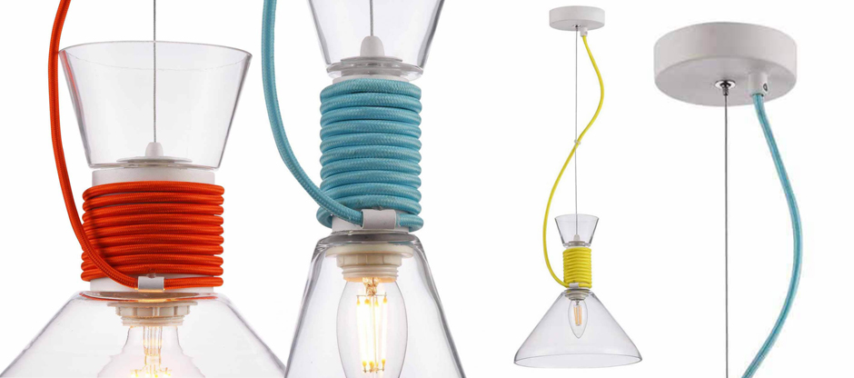 Подвесной Светильник Lamp With Multi-Colored Ropes Подвесной Светильник Lamp With Multi-Colored Ropes - Loft-Concept в Барнауле
