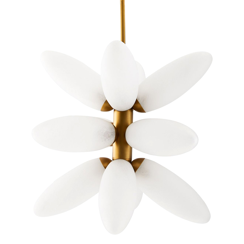 Люстра Arteriors STARLING CHANDELIER Золотой Белый Люстра Arteriors STARLING CHANDELIER Золотой Белый в Барнауле | Loft Concept