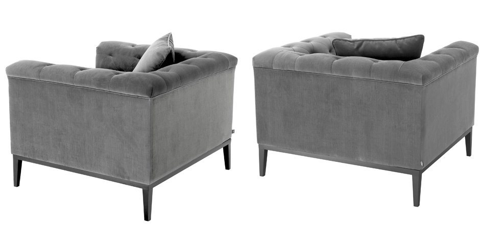 Кресло Eichholtz Chair Cesare Grey Кресло Eichholtz Chair Cesare Grey - Loft-Concept в Барнауле