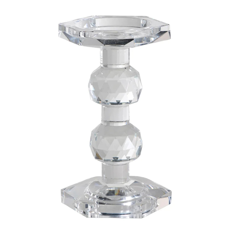 Подсвечник Glass Candlestick III Прозрачное Стекло Подсвечник Glass Candlestick III Прозрачное Стекло в Барнауле | Loft Concept