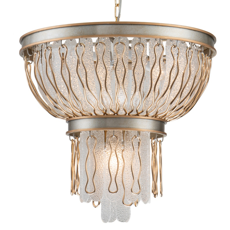 Люстра Abel Chandelier 55 Золотой Серебряный Прозрачный Люстра Abel Chandelier 55 Золотой Серебряный Прозрачный в Барнауле | Loft Concept