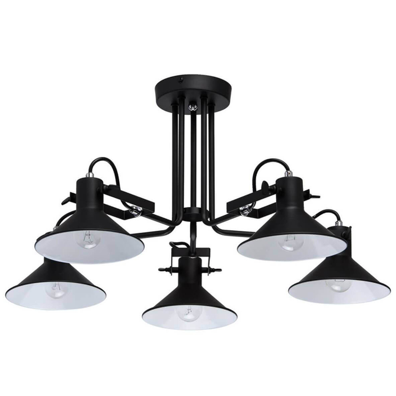 Потолочный светильник Rotating Light Black Черный матовый Потолочный светильник Rotating Light Black Черный матовый в Барнауле | Loft Concept