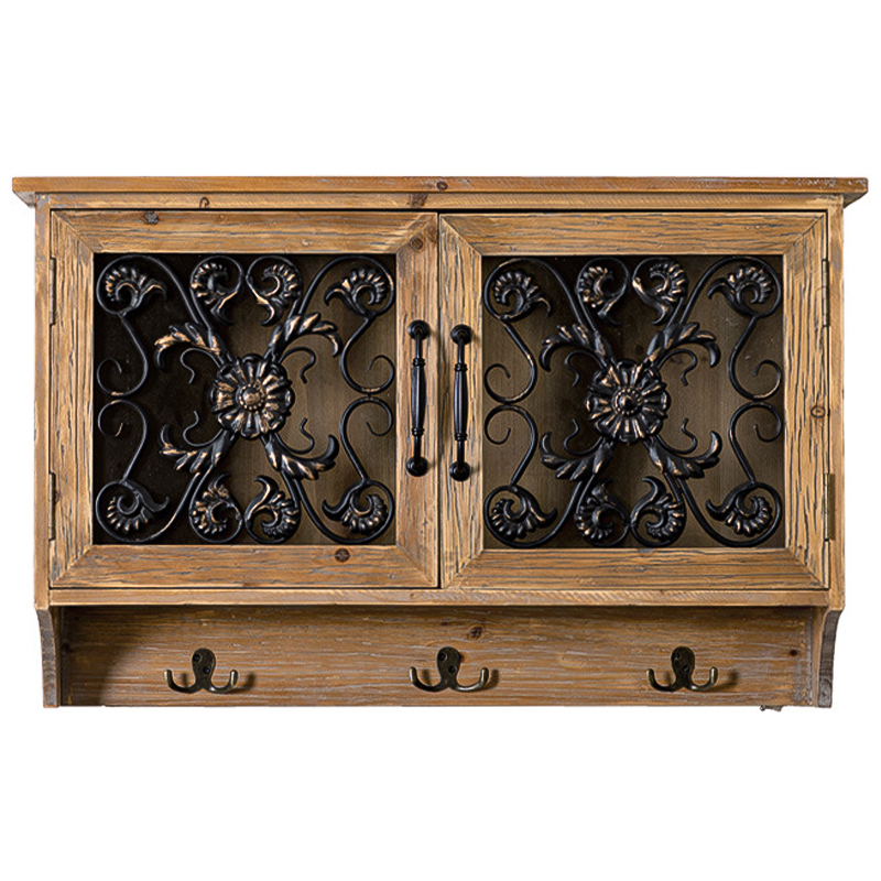 Полка Albert Provence Wood Shelf Коричневый Древесина Черный Прозрачное Стекло Полка Albert Provence Wood Shelf Коричневый Древесина Черный Прозрачное Стекло в Барнауле | Loft Concept