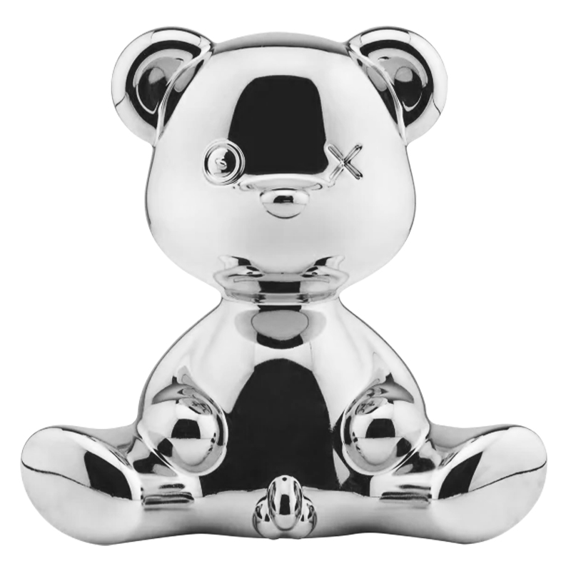 Статуэтка Teddy Boy Metal Finish with Cable Серебро Серебряный Статуэтка Teddy Boy Metal Finish with Cable Серебро Серебряный в Барнауле | Loft Concept