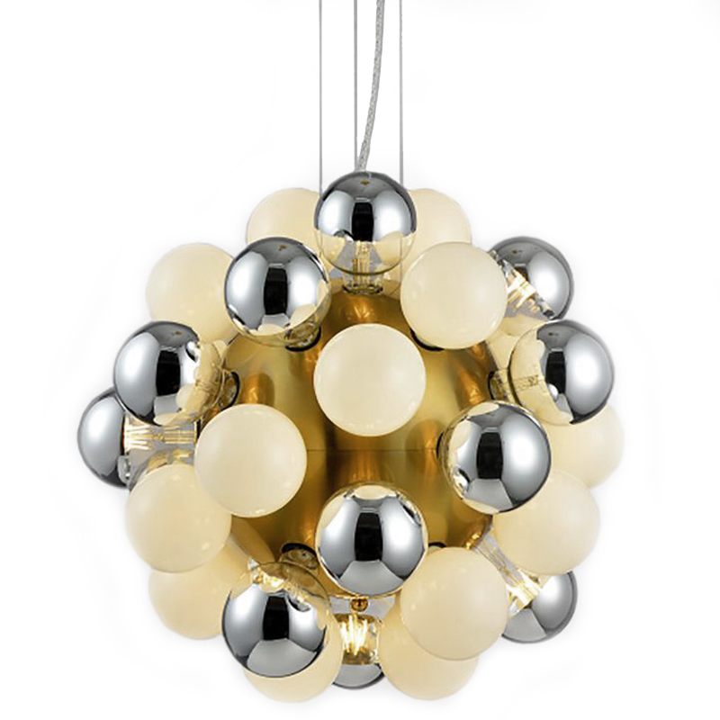 Люстра Korneli Chandelier white and smoky Золотой Белое матовое стекло Дымчатый (Smoke) Люстра Korneli Chandelier white and smoky Золотой Белое матовое стекло Дымчатый (Smoke) в Барнауле | Loft Concept