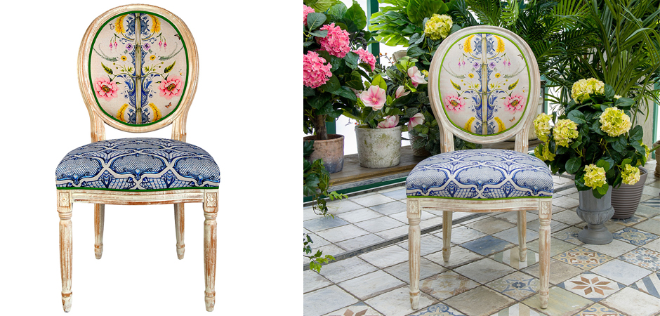 Стул Blue Flower Waltz Stool Стул Blue Flower Waltz Stool - Loft-Concept в Барнауле